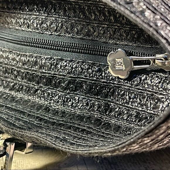 Eric Javits Jav III Squishee Tote Bag, Black/Bone - Picture 7 of 15